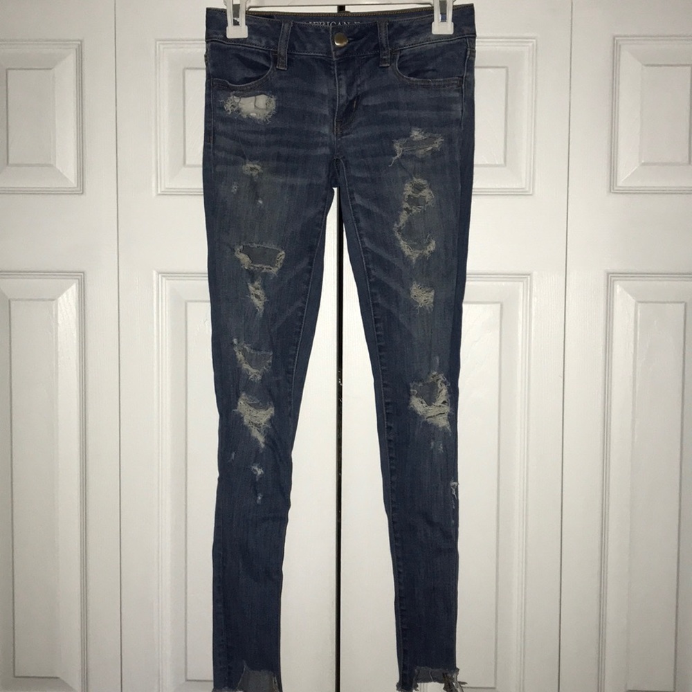 American Eagle Ripped Skinny Jeans